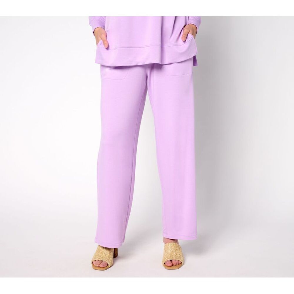 Liberare Women's Pants Sz XL Acquitted Knit Relaxed Purple A686178